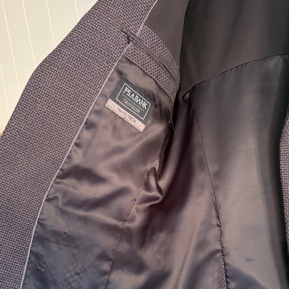 Jos. A. Bank Rich Brown Textured Blazer - Picture 6 of 9